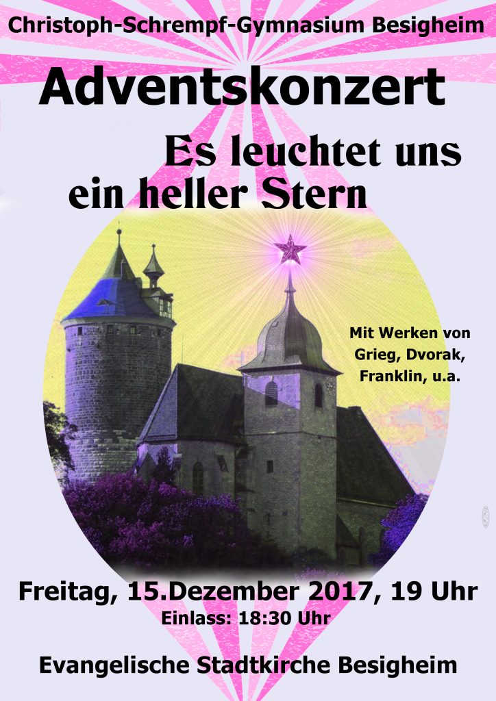 Herzliche Einladung zum Adventskonzert