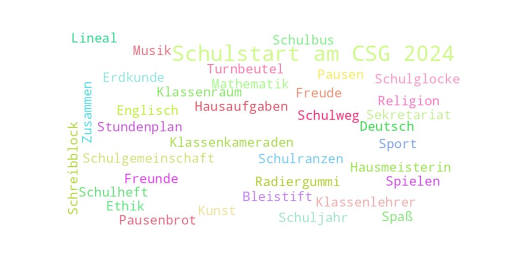 Einschulung der neuen fünften Klassen 2024